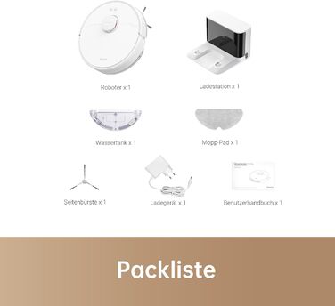 Робот-пилосос і швабра 2-в-1, навігація LiDAR, час роботи 150 хв, робот-пилосос і швабра, потужність всмоктування 2500 Па, мапуван