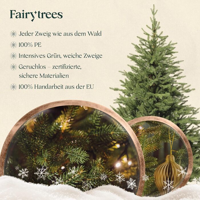 Штучна ялинка 180 см FairyTrees