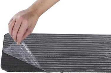 Килимок для сходів Kettelservice-Metzker Tulus Прямокутний - килимок антрацит самоклеючий 60x25см антрацит