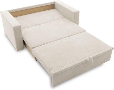 Диван Айкідо I 150x85 - з функцією сну - вибір кольорів - сучасний диван - з відділенням для зберігання речей - сучасна вельветова тканина - тканина POSO (POSO 022)