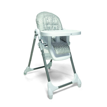 Стільчик для годування Mamas & Papas Snax, регульований, складний зі знімною обідньою дошкою, сірий в крапку