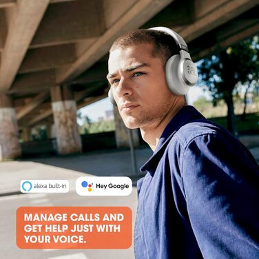 Бездротові накладні Bluetooth-навушники JBL Live 660NC чорного кольору - з функцією шумозаглушення та голосовим асистентом - до 50