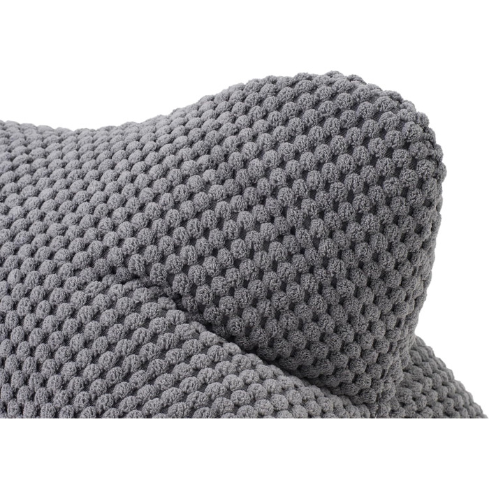 Подушка для читання Sven, подушка для шиї з текстурованим виглядом, подушка для читання та відпочинку шиї та спини, 40 x 25 см - Антрацит 40 x 25 см Антрацит