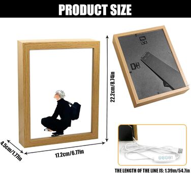 Картини з підсвічуванням OPEIXSAYKOC, світлодіодний декор для стін, світлодіодне художнє освітлення, живлення від USB, 3 режими ос