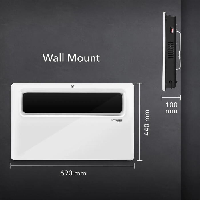 Конвектор Trotec TCH 1510 E 1500W White (1410000529)