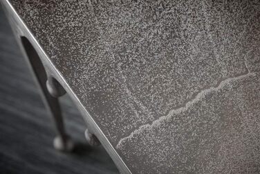 Журнальний столик Riess Ambiente Extravagant Liquid LINE L 46 см, сріблястий, дизайн, стіл для вітальні