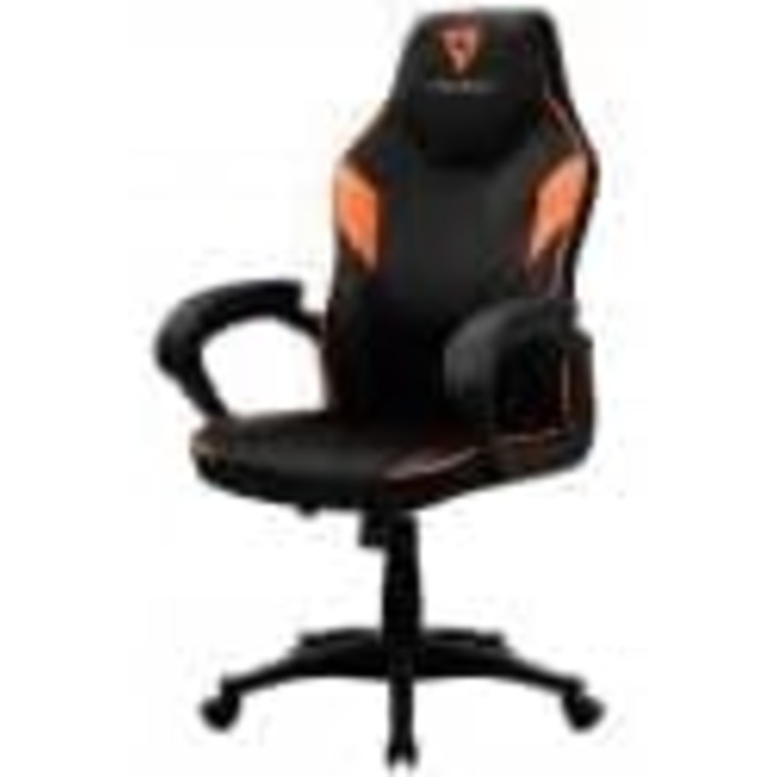 Ігрове крісло ThunderX3 EC1, штучна шкіра, чорний/помаранчевий, одномісний