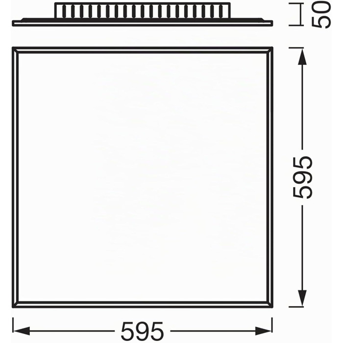 Стеляний світильник Osram Planon Plus, 36Вт, 600x600мм, 4000К