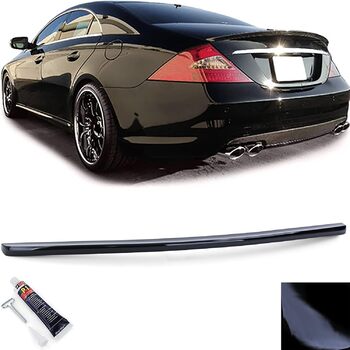 Спортивний задній спойлер Lip Black Gloss для Mercedes CLS C219 04-10