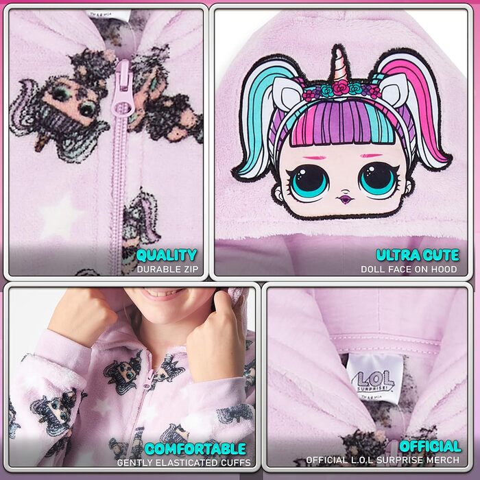 Кігурумі L.O.L. Surprise! Єдиноріг, фліс, фіолетовий