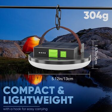 Сонячний світлодіодний кемпінговий ліхтар WholeFire, світлодіодний ліхтар для намету, підвісний кемпінговий ліхтар з 4 режимами, лампа для кемпінгу для використання на вулиці, аварійна ситуація, риболовля, походи