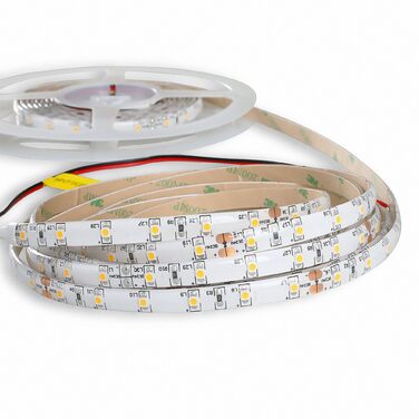 Світлодіодна стрічка Mextronic LED 3528 Холодне біле світло (6000K) 24W, 500 см, 24V, IP44