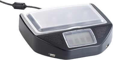 Зарядний пристрій для лужних акумуляторів tka Kbele Akkutechnik універсальний швидкий зарядний пристрій, 2 USB-порти для літій-іонних/нікель-кадмієвих/нікель-металгідридних/9-вольтових блочних акумуляторів (для лужних акумуляторів, універсальний зарядний 