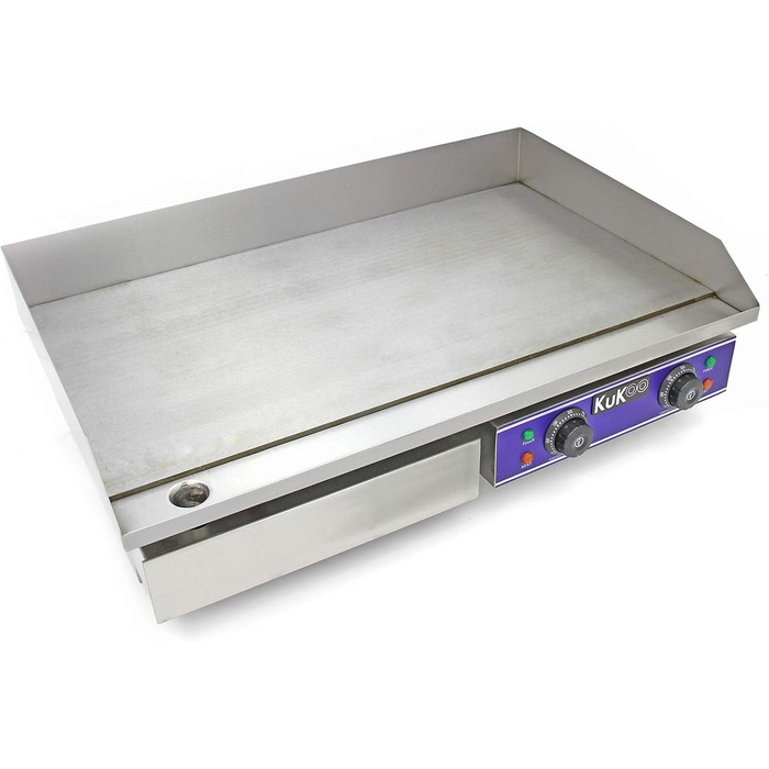 Електричний кейтеринг Гриль Тарілка Гастрономічна сковорода Електричний гриль з нержавіючої сталі Плита гастрогриль Чавун Планча Електричний гриль Стіл Стіл Гриль Гладка пластина гриля Контроль температури Ємність для крапель