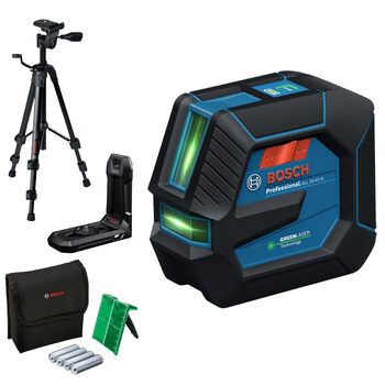 Лінійний лазерний рівень Bosch Professional GLL 20-22 G з триподом BT 150
