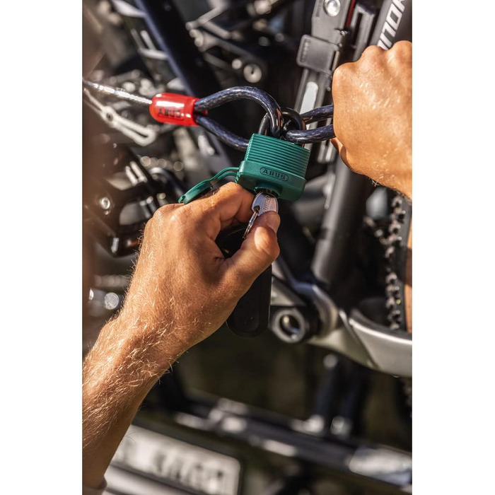 Трос ABUS Cobra 8 Loop - сталевий трос із пластиковим покриттям - захисний для велосипедних та мотоциклетних аксесуарів - довжина 2,5 метра, товщина 8 мм, чорний, 250 см