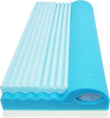 Подушка для шиї Dream Castle Climate Control Coolmax - Гібридна пінопластова основа (RG50) для оптимального клімату сну з ламінованою еластичною термопіною (дихаючою) - 40x60 см