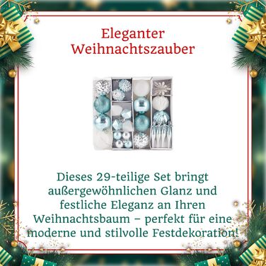 Набір ялинкових кульок з 29 предметів HEITMANN DECO