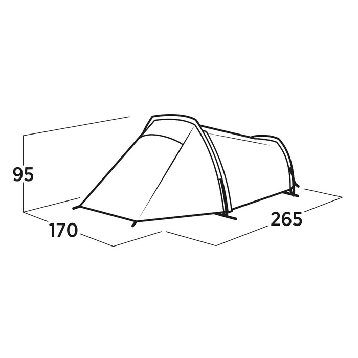 Намет двомісний Easy Camp Sarek 2 (120468)