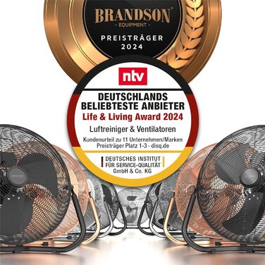 Вітрогенератор в ретро стилі - вентилятор в хромі - вентилятор на п'єдесталі 30см - підлоговий вентилятор - високий потік повітря