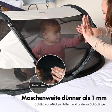 Дитяче дорожнє ліжечко Deryan з матрацом від народження до 2,5 років - Pop Up дитяче ліжечко дитяча палатка встановлюється за 2 се