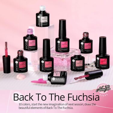 Набір гель-лаків UR SUGAR (10 відтінків)