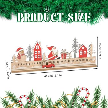 Дерев'яний адвент-календар Gcroet