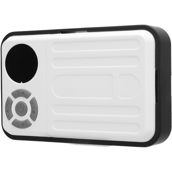 Світлодіодний кемпінговий ліхтар із зарядкою Type-C, портативний кемпінговий ліхтар для намету, двоколірне підсвічування для прямих трансляцій та використання на вулиці, водонепроникний IP63 (чорний та білий)