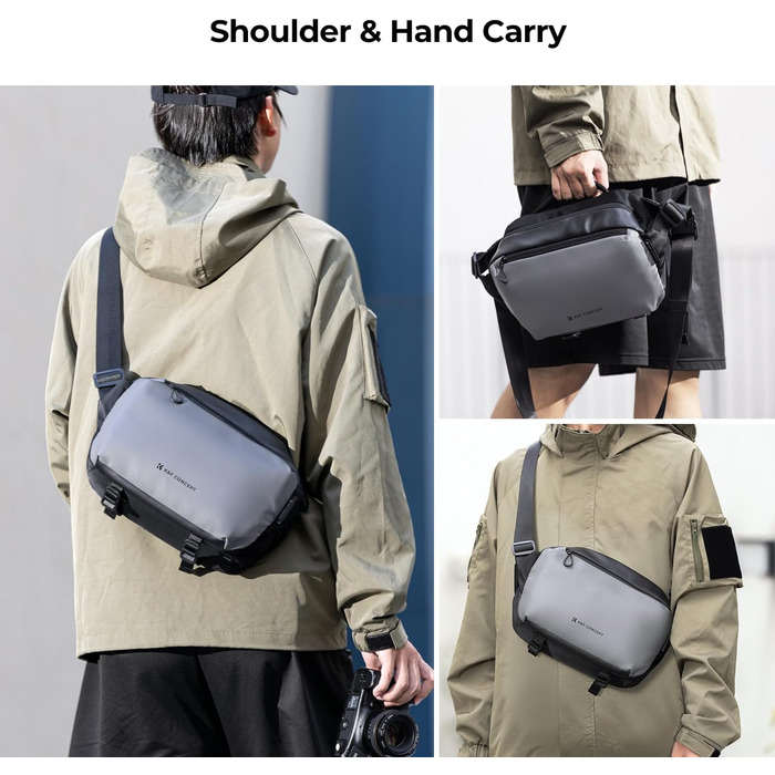 Рюкзак для фотоапарата K&F Concept. Сумка на плече. Квадратна сумка. Сумки для фотографів. Прямокутний чохол для фотоапарата. Сумісний із рюкзаком для дронів Canon/Nikon/Sony/DJI Mavic.