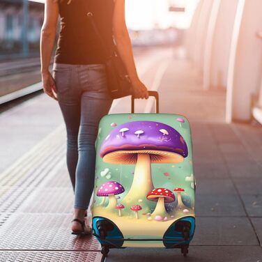 Чохол для валізи Мрійливий фіолет Pilz з еластичної тканини, унісекс, для ділових поїздок, білий, 85 см