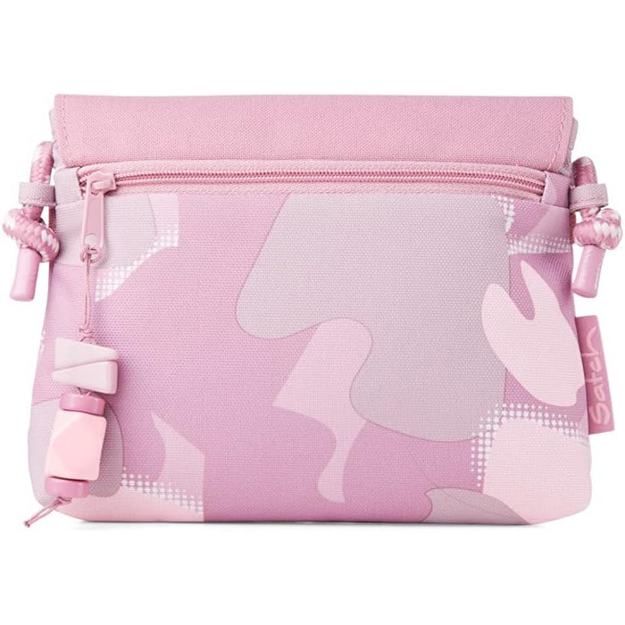 Маленька сумка-клатч Satch Clutch через плече, косметичка зі шнурком та дзеркалом для підлітків, Heartbreaker - рожева