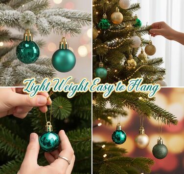 Набір з 49 предметів ялинкових прикрас Agoer