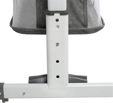 Дитяче ліжечко Side-by-Side, регульоване по висоті, мобільне, з функцією зберігання, з москітною сіткою