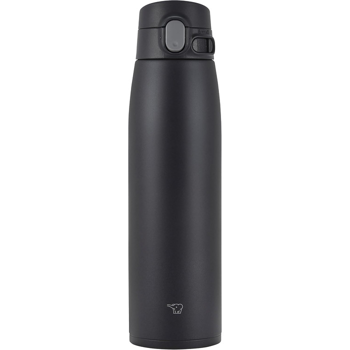 Пляшка для води, тумблер з нержавіючої сталі в один дотик, безшовна, 958,2 мл (950 мл), чорна 950 мл чорна, 95-BA