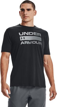 Чоловіча спортивна футболка Under Armour UA TEAM ISSUE WORDMARK, дихаюча, з короткими рукавами та зручна, вільного крою.
