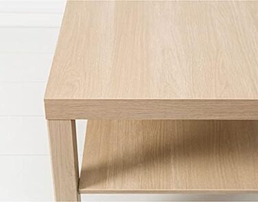 Журнальний столик IKEA Lack 90x55 см під дуб, біла морилка 503.190.29