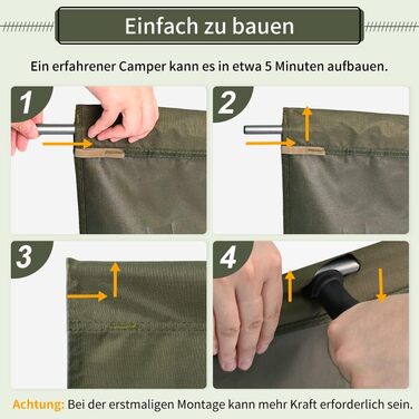 Розкладне ліжечко TOMOUNT, надлегке алюмінієве розкладне ліжко, компактне портативне кемпінгове ліжко, легке в установці, міцне кемпінгове ліжко для наметів, для походів на свіжому повітрі, подорожей, пляжу - зелене