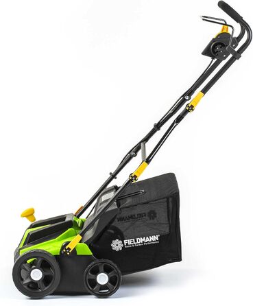 Електричний аератор та граблі 2-в-1, 1300 Вт, ширина захоплення 320 мм, 40-літровий контейнер, регульована ручка, глибина аерації -12 до 10 мм, 2 змінні циліндри