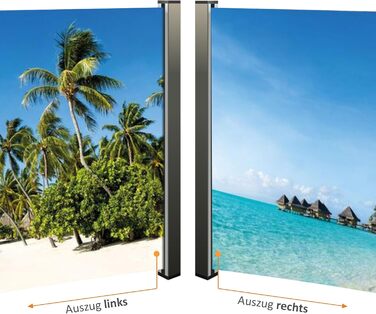 Бічний тент з фотодруком. Уривок з ПІВДЕННОГО МОРЯ ліворуч.