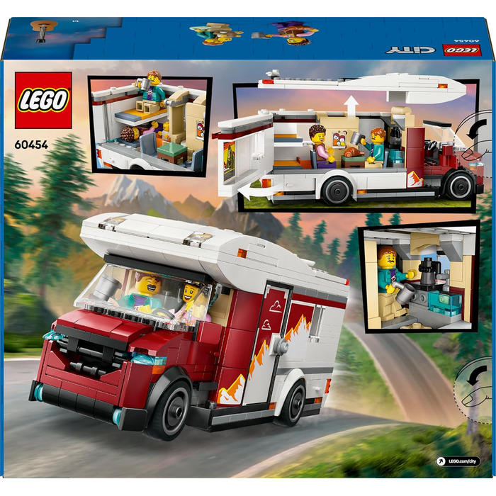 Конструктор LEGO City 60454, Дім на колесах для пригод, 385 деталей