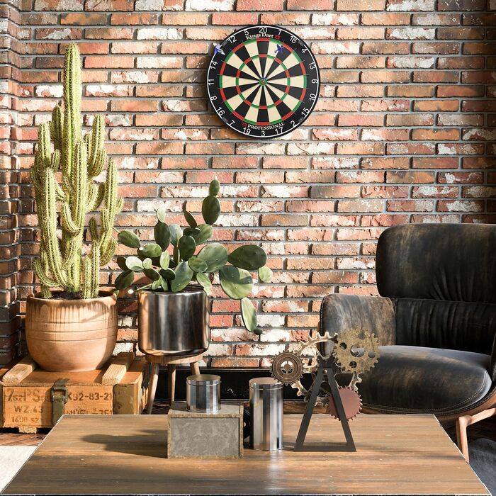 Мішень для дартсу Kings Dart Професійний HD Сизаль ø 45 см різнокольоровий