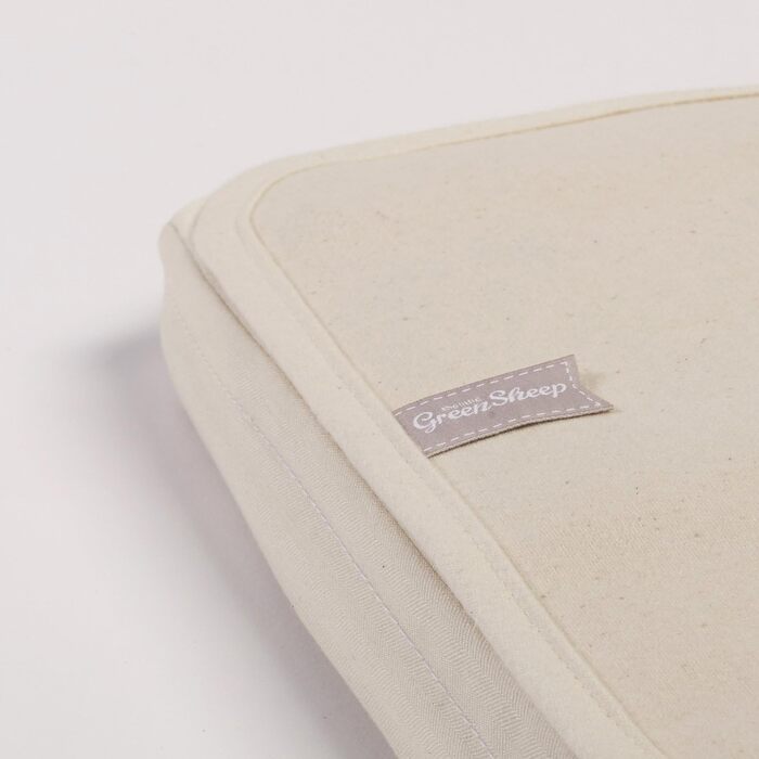 Матрац для дитячого ліжечка Little Green Sheep з натуральними пружинами - 70 см x 140 см, M008B, BD001S, білий, 38 x 89 см - Дитяче ліжечко