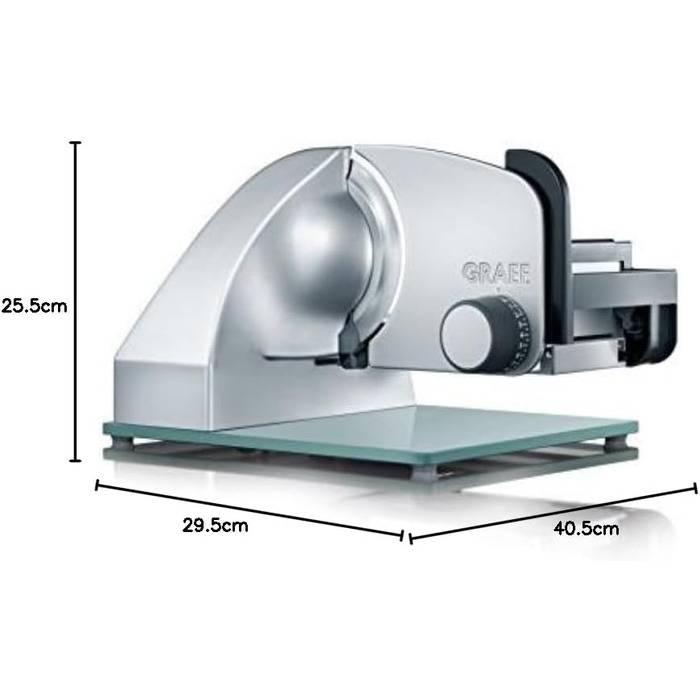 Харчова нарізка Graef Master M20 M20EU нержавіюча сталь, срібло