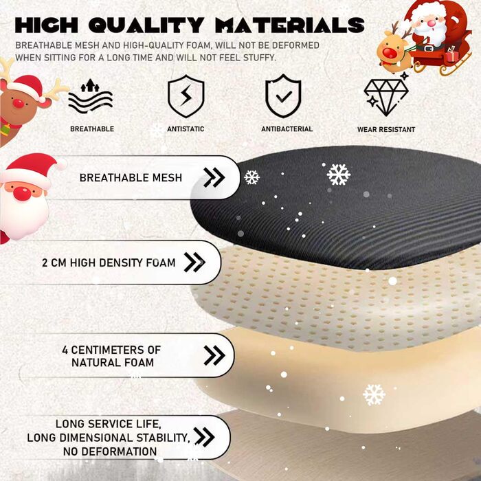 Ергономічне офісне крісло Storeo Imp, до 150 кг, сітка, чорний