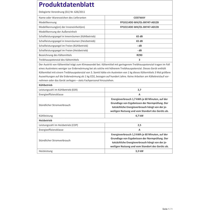 Мобільний кондиціонер COSTWAY 16000 БТЕ з витяжним шлангом, кондиціонер 5 в 1 4700 Вт, осушувач, нагрівач повітря з вентилятором, режимом сну, нагріванням і охолодженням, дистанційне керування/додаток, 24-годинний таймер