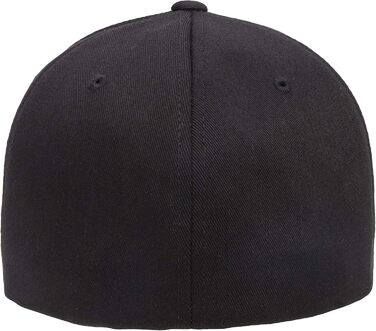 Чоловіча спортивна бейсболка Flexfit приталена кепка з застібкою L-XL чорна