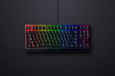 Американська розкладка QWERTY Американська розкладка BlackWidow V3 TKL Зелений клавішний перемикач, 3 Tenkeyless -