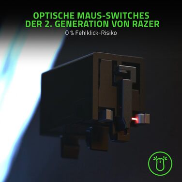 Двостороння кіберспортивна ігрова миша з технологією HyperPolling 8000 Гц (оптичний фокус сенсор з 20K DPI, оптичні перемикачі 2-г