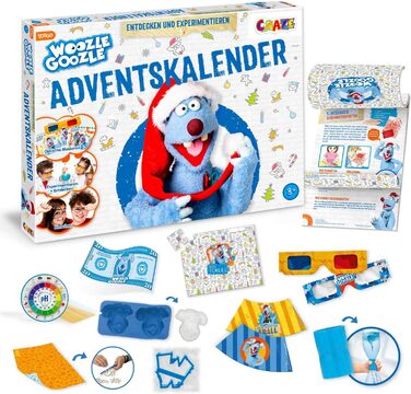 Адвент-календар CRAZE Woozle Goozle 24683, з фігурками та аксесуарами