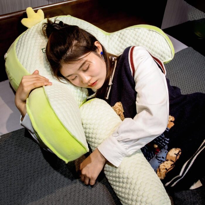 Подушка для читання, 60 x 40 см, м&39яка плюшева подушка для спини, ліжко, мила подушка для читання з тваринами для дітей та дорослих, багатофункціональна подушка для спинки дивана, для ігор, перегляду телевізора, розслаблюючий стиль 1